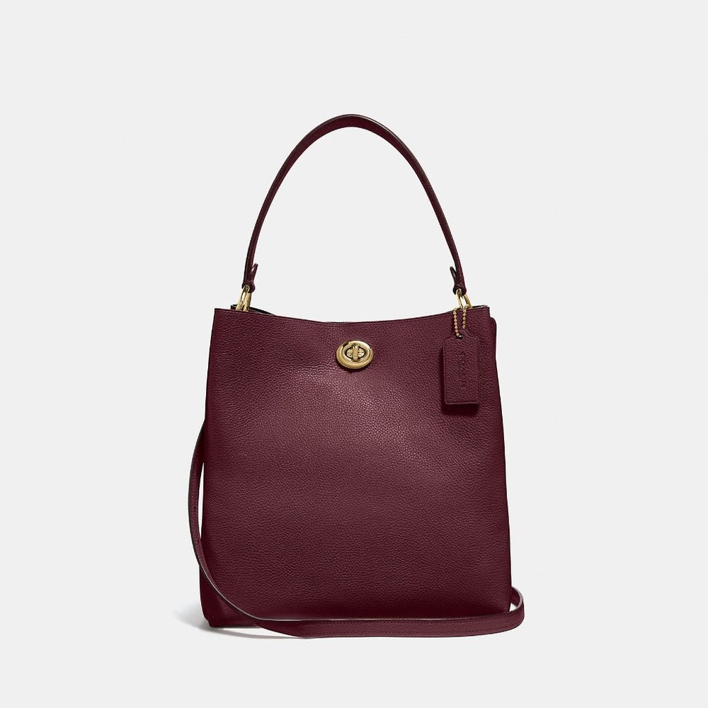 Coach 55200 Polished Pebble Leather Charlie NWT